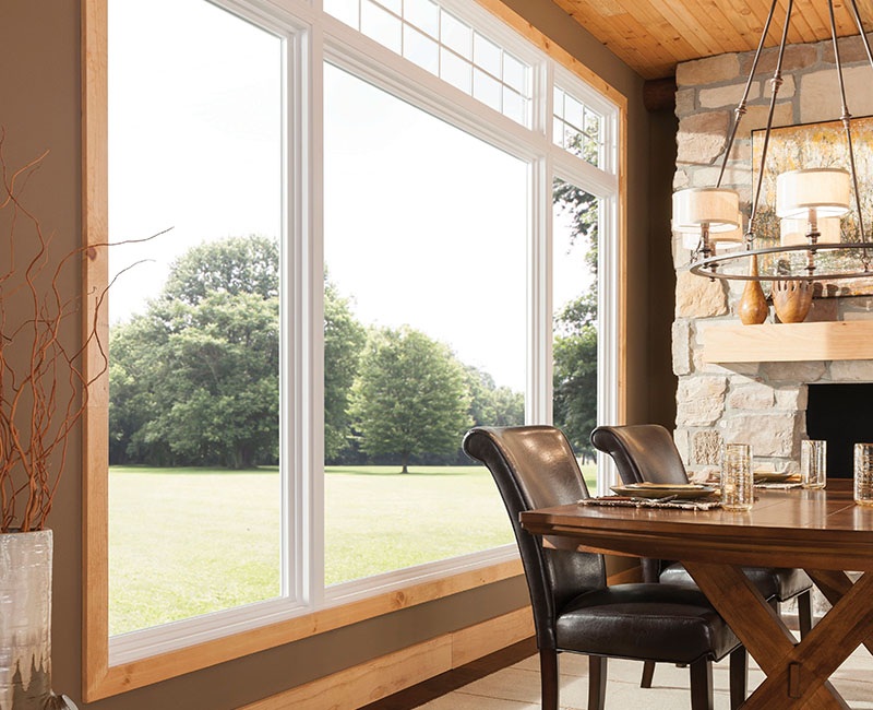 Picture vinyl replacement windows - custom vinyl windows